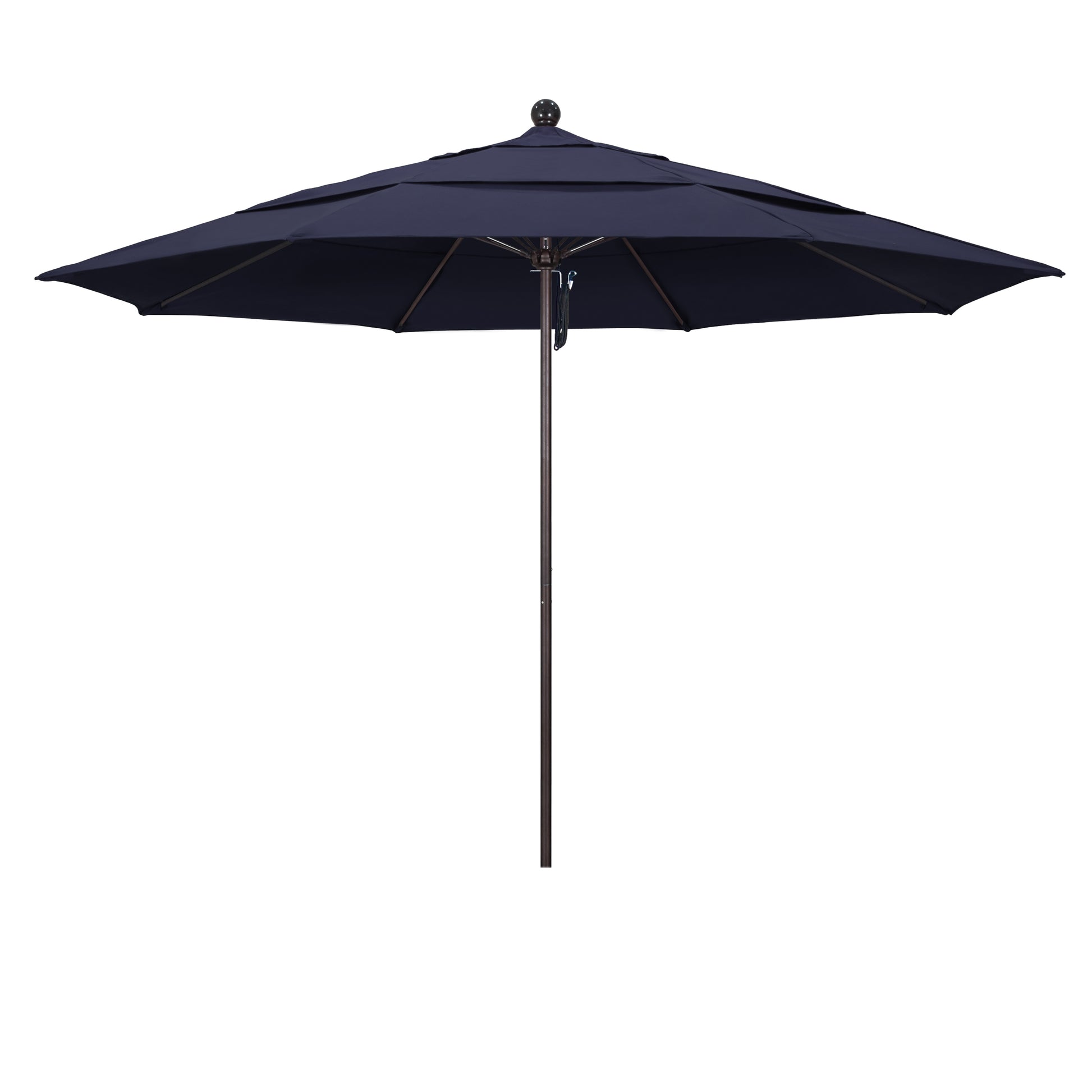 CasaFoyer 11' Commercial-Grade Patio Umbrella | Heavy-Duty Aluminum Frame | Fiberglass Ribs | Pulley Lift System | 3-Year Warranty | Sunbrella Fabric