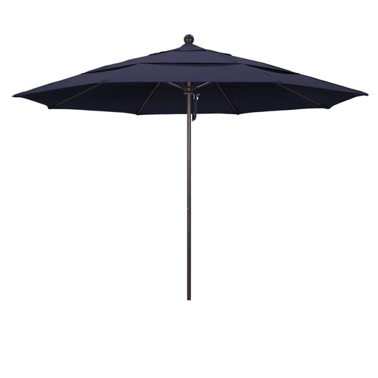 CasaFoyer 11' Commercial-Grade Patio Umbrella | Heavy-Duty Aluminum Frame | Fiberglass Ribs | Pulley Lift System | 3-Year Warranty | Sunbrella Fabric