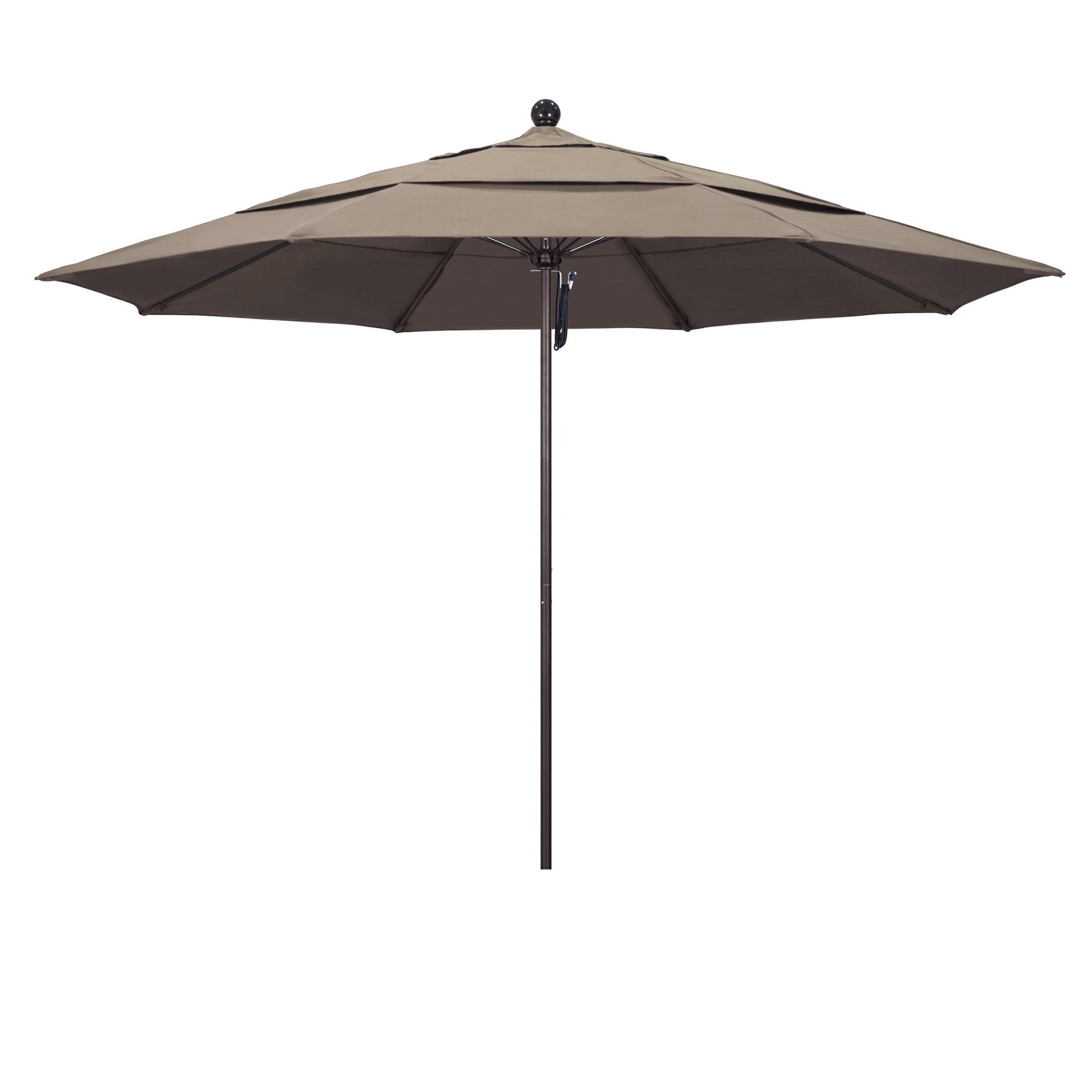 CasaFoyer 11' Commercial Grade Patio Umbrella with Heavy-Duty Construction, Aluminum Frame, Fiberglass Ribs, and 3-Year Warranty