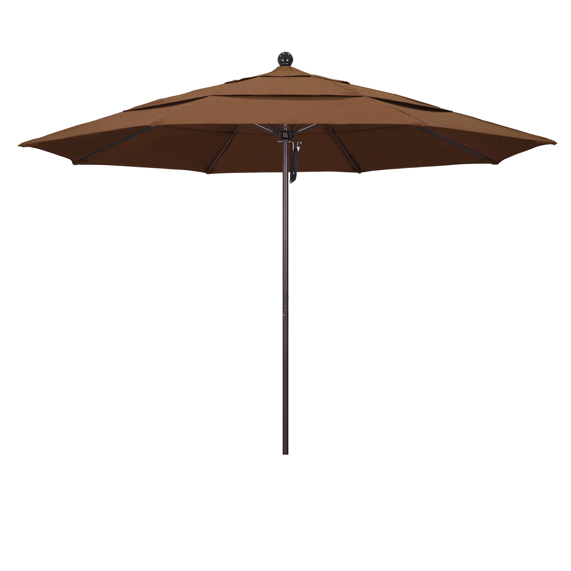 CasaFoyer 11' Commercial Grade Patio Umbrella with Heavy-Duty Construction, Aluminum Frame, Fiberglass Ribs, and 3-Year Warranty
