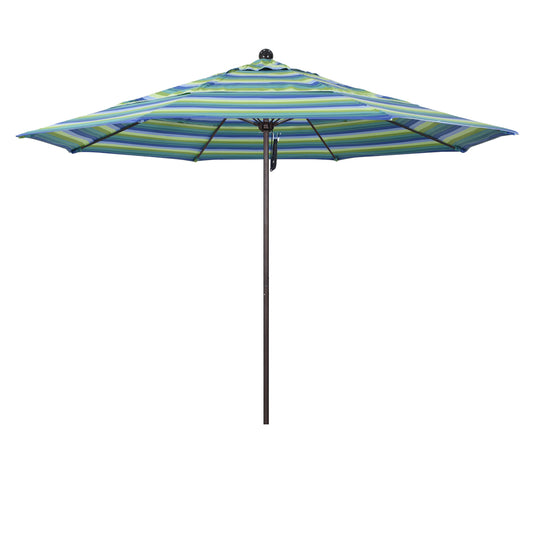 CasaFoyer 11' Commercial Grade Umbrella with Robust Aluminum Frame, Fiberglass Ribs, and Pulley Lift System - Durable and Versatile - 3-Year Warranty