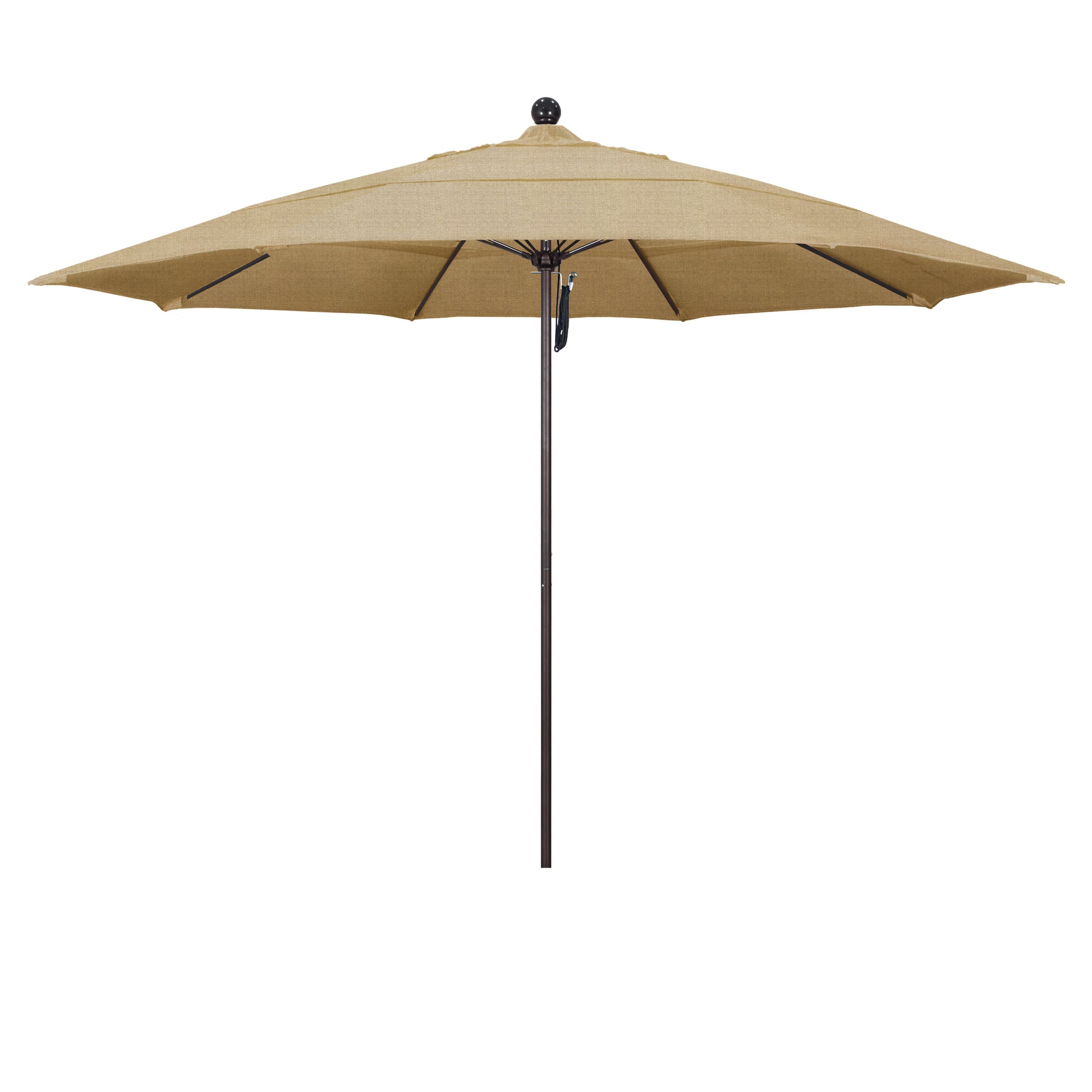 CasaFoyer 11' Commercial Grade Umbrella | Sturdy Aluminum Frame | Fiberglass Ribs | Pulley Lift System | 3-Year Warranty | Ideal for Residential & Commercial Use