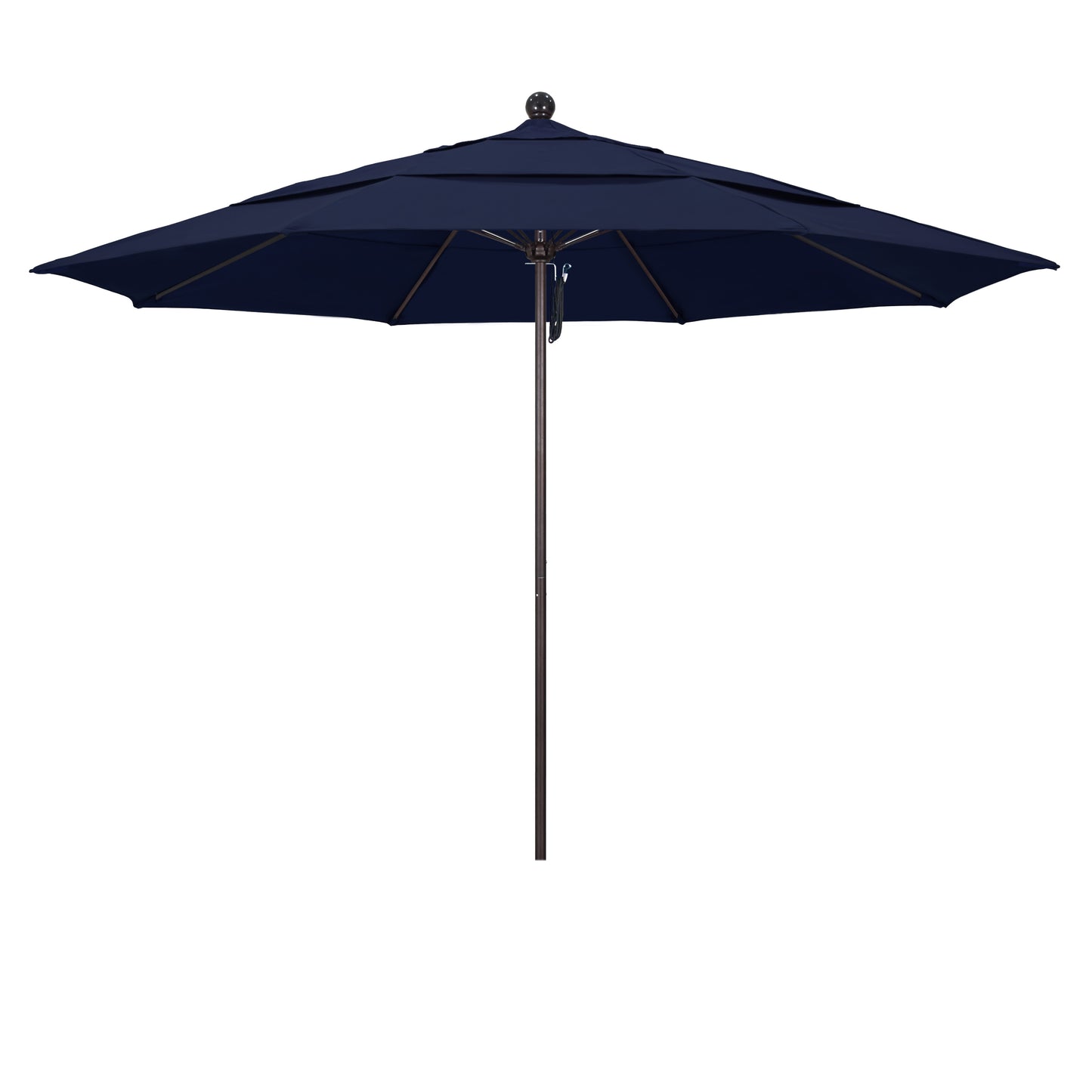 CasaFoyer 11' Commercial-Grade Patio Umbrella | Aluminum Frame | Fiberglass Ribs | Pulley Lift System | 3-Year Warranty | Ideal for Residential & Commercial Use