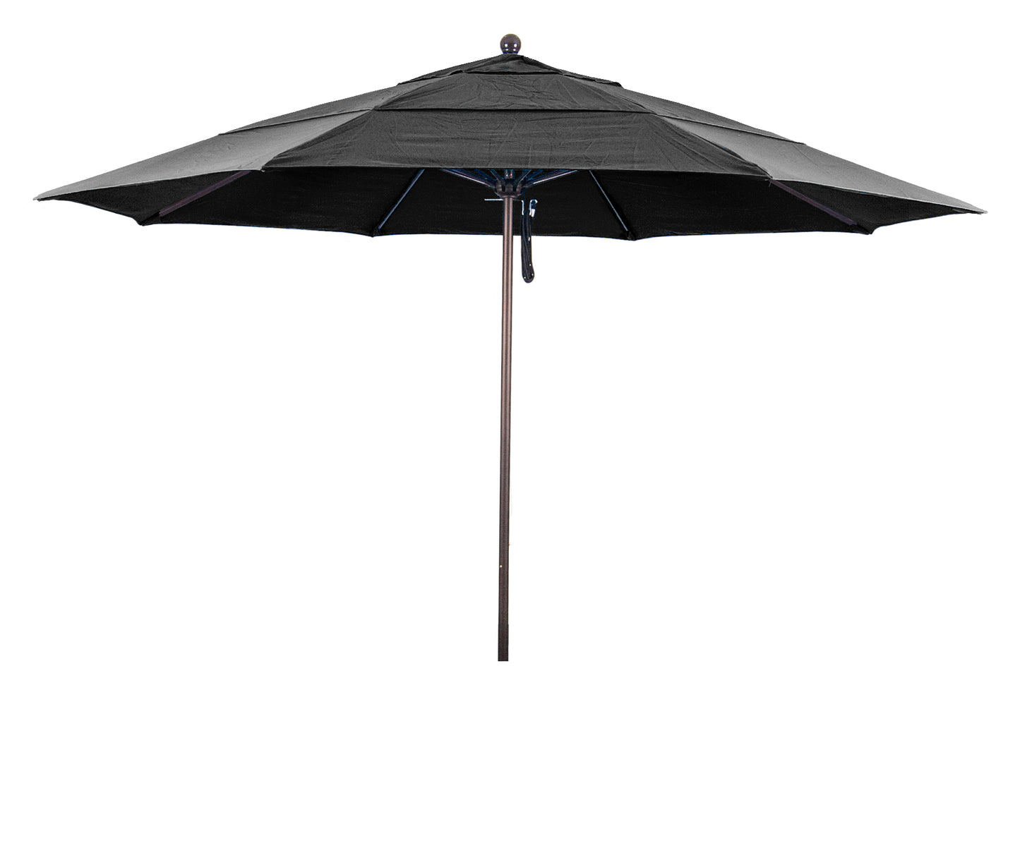 CasaFoyer 11' Commercial Grade Patio Umbrella | Heavy-Duty Construction | Aluminum Frame | Fiberglass Ribs | Pulley Lift System | 3-Year Warranty