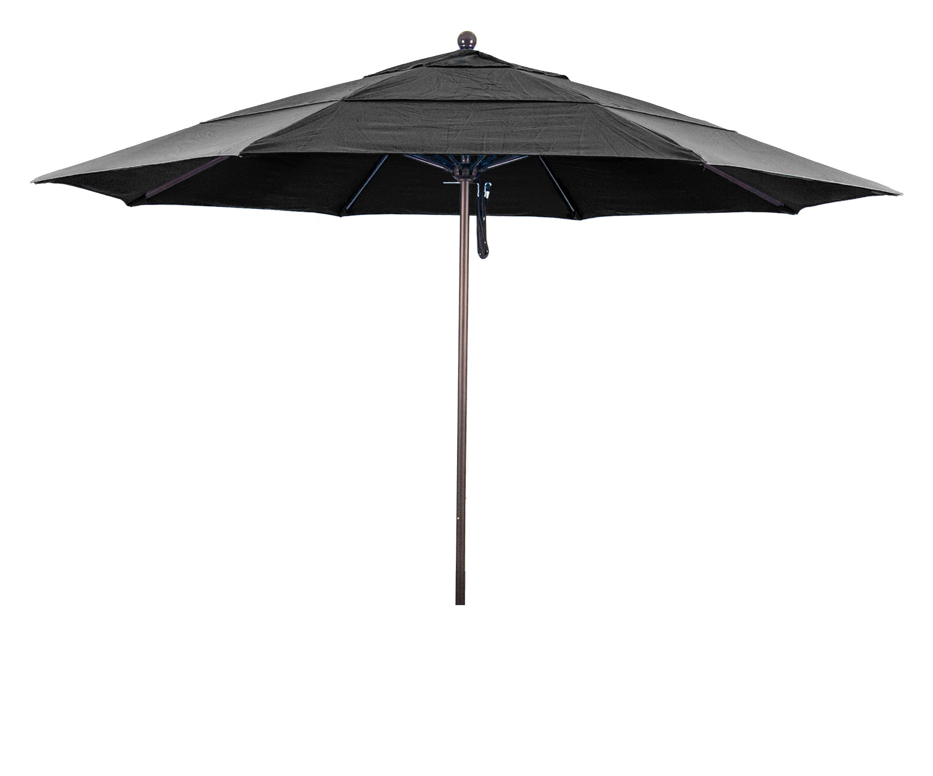 CasaFoyer 11' Commercial Grade Patio Umbrella | Heavy-Duty Construction | Aluminum Frame | Fiberglass Ribs | Pulley Lift System | 3-Year Warranty