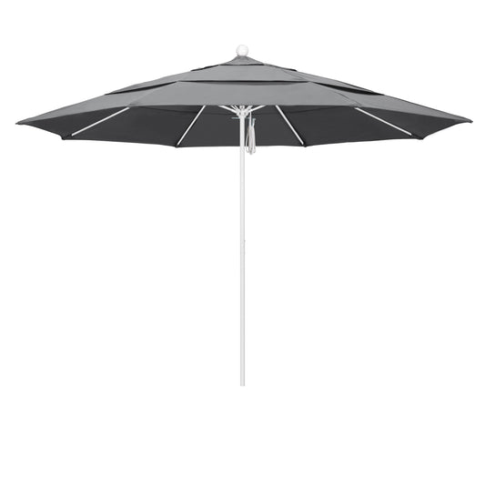 CasaFoyer 11' Commercial-Grade Patio Umbrella | Aluminum Frame | Fiberglass Ribs | Pulley Lift | 3-Year Warranty | Resilient & Convenient