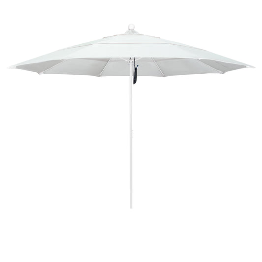 CasaFoyer 11' Commercial Grade Patio Umbrella | Sturdy Aluminum Frame | Fiberglass Ribs | Pulley Lift System | 3-Year Warranty