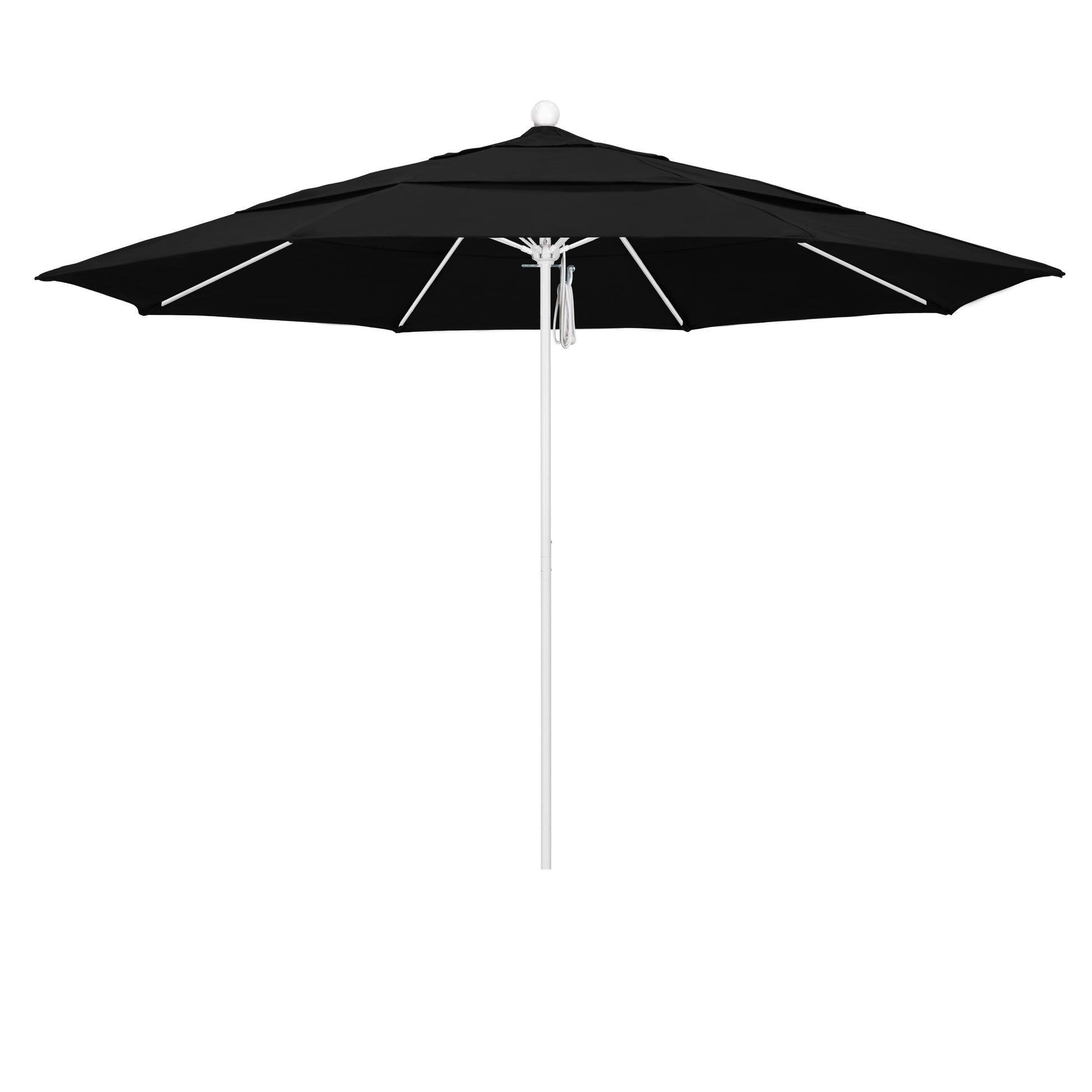 CasaFoyer 11' Commercial Grade Patio Umbrella | Sturdy Aluminum Frame | Fiberglass Ribs | Pulley Lift System | 3-Year Warranty