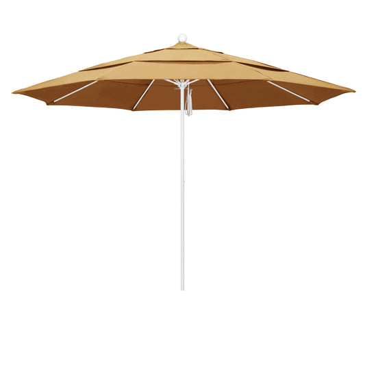 CasaFoyer 11' Commercial Grade Patio Umbrella with Sturdy Aluminum Frame, Fiberglass Ribs, and 3-Year Warranty - Easy Pulley Lift System