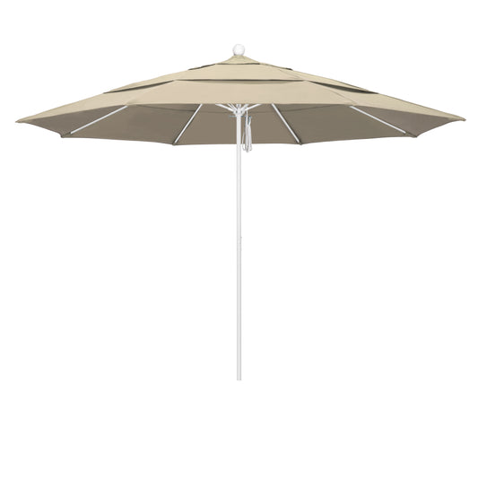 CasaFoyer 11' Commercial Grade Umbrella with Sturdy Aluminum Frame, Fiberglass Ribs, and 3-Year Warranty - Easy to Use Pulley Lift System.
