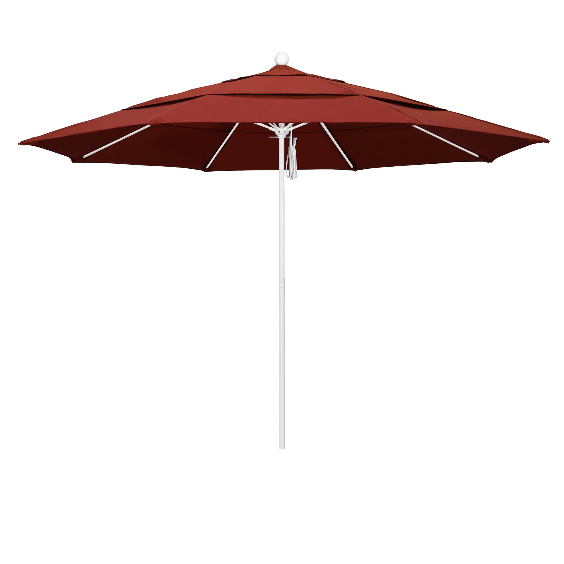 CasaFoyer 11' Commercial Grade Umbrella | Sturdy Aluminum Frame | Fiberglass Ribs | Pulley Lift System | 3-Year Warranty | Ideal for Residential & Commercial Use