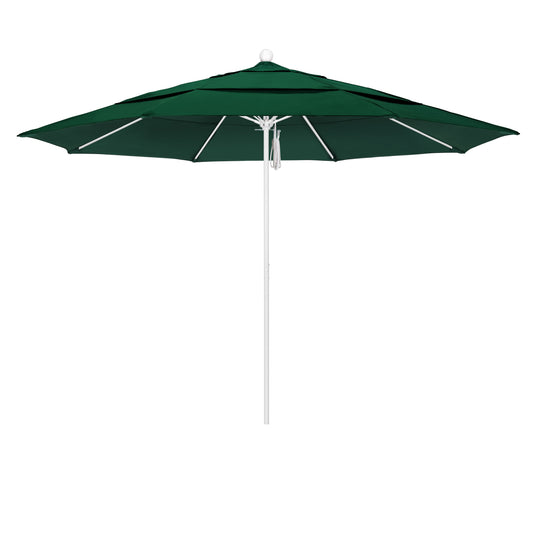 CasaFoyer 11' Commercial Grade Patio Umbrella - Heavy-Duty Construction, Aluminum Frame, Fiberglass Ribs, Pulley Lift System, 3-Year Warranty