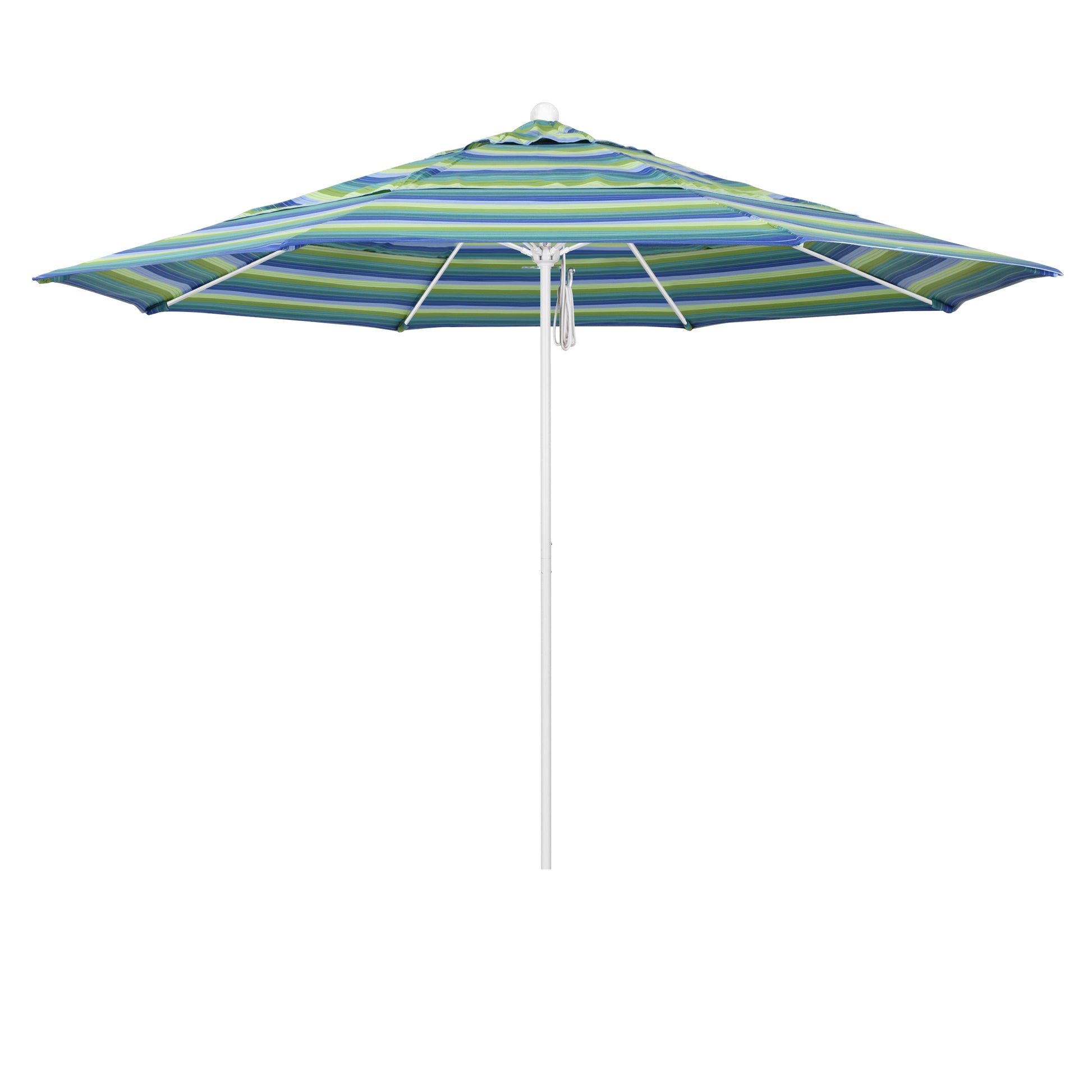 CasaFoyer 11' Commercial Grade Patio Umbrella - Heavy-Duty Construction, Aluminum Frame, Fiberglass Ribs, Pulley Lift System, 3-Year Warranty