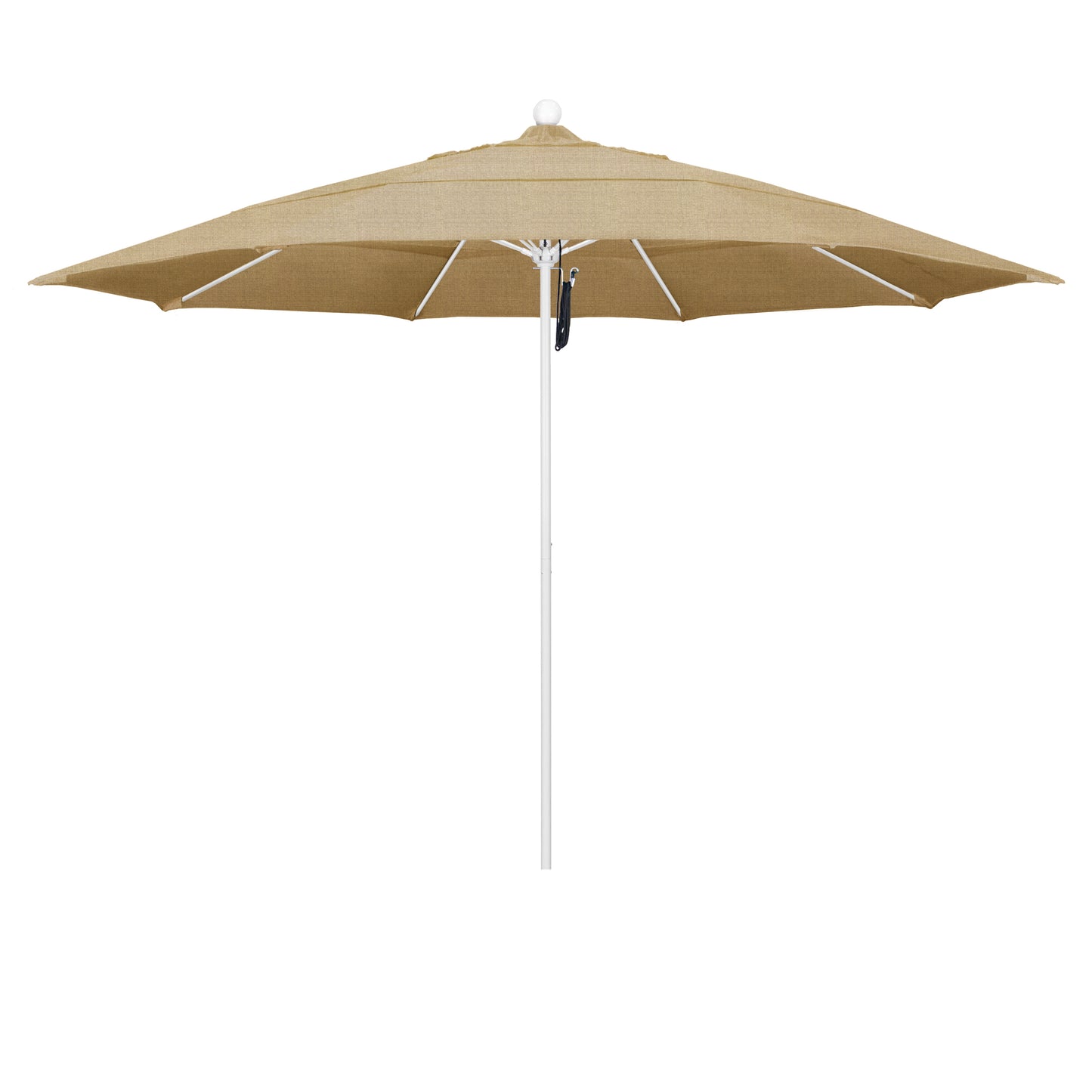 CasaFoyer 11' Commercial Grade Umbrella | Aluminum Frame | Fiberglass Ribs | Pulley Lift | 3-Year Warranty | Ideal for Residential & Commercial Use