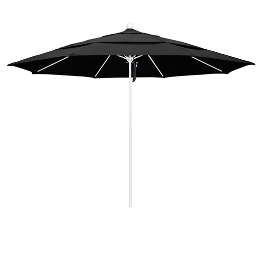 CasaFoyer 11' Heavy-Duty Commercial Patio Umbrella | Sturdy Aluminum Frame | Fiberglass Ribs | Pulley Lift System | 3-Year Warranty