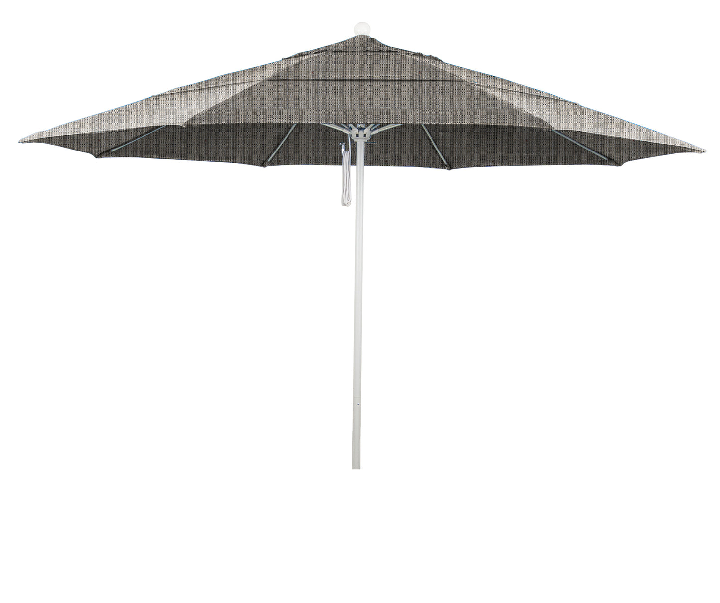 CasaFoyer 11' Commercial Grade Patio Umbrella with Heavy-Duty Construction, Aluminum Frame, Fiberglass Ribs, and Pulley Lift System - 3-Year Warranty