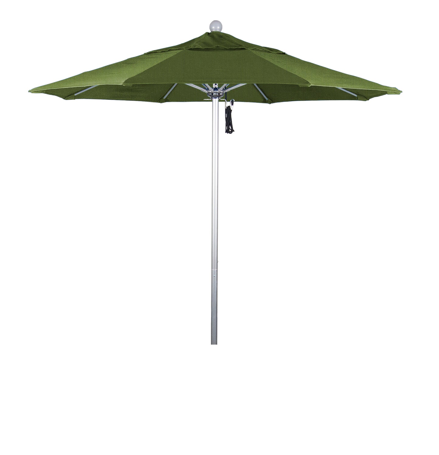 CasaFoyer 7.5' Commercial Grade Patio Umbrella with Aluminum Frame and Fiberglass Ribs - Push Lift System - Extended 3-Year Warranty