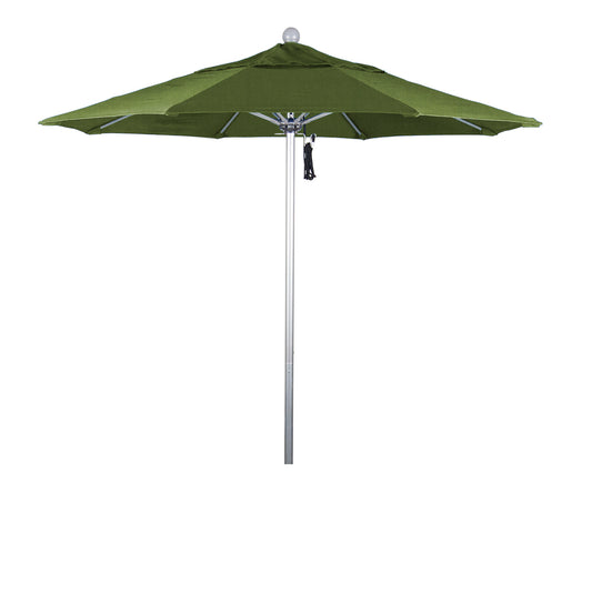 CasaFoyer 7.5' Commercial Grade Patio Umbrella with Aluminum Frame and Fiberglass Ribs - Push Lift System - Extended 3-Year Warranty