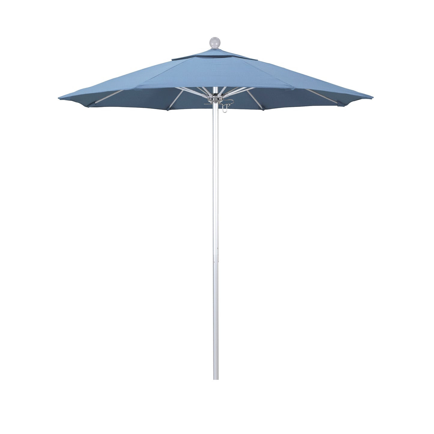CasaFoyer 7.5' Commercial Grade Patio Umbrella | Sturdy Aluminum Frame | Fiberglass Ribs | Push Lift System | 3-Year Warranty | Reliable & Durable