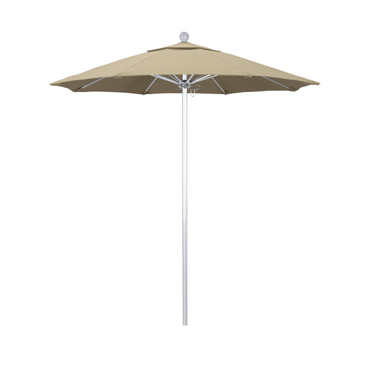 CasaFoyer 7.5' Commercial Grade Patio Umbrella | Sturdy Aluminum Frame | Fiberglass Ribs | Push Lift System | 3-Year Warranty | Ideal for Residential & Commercial Use