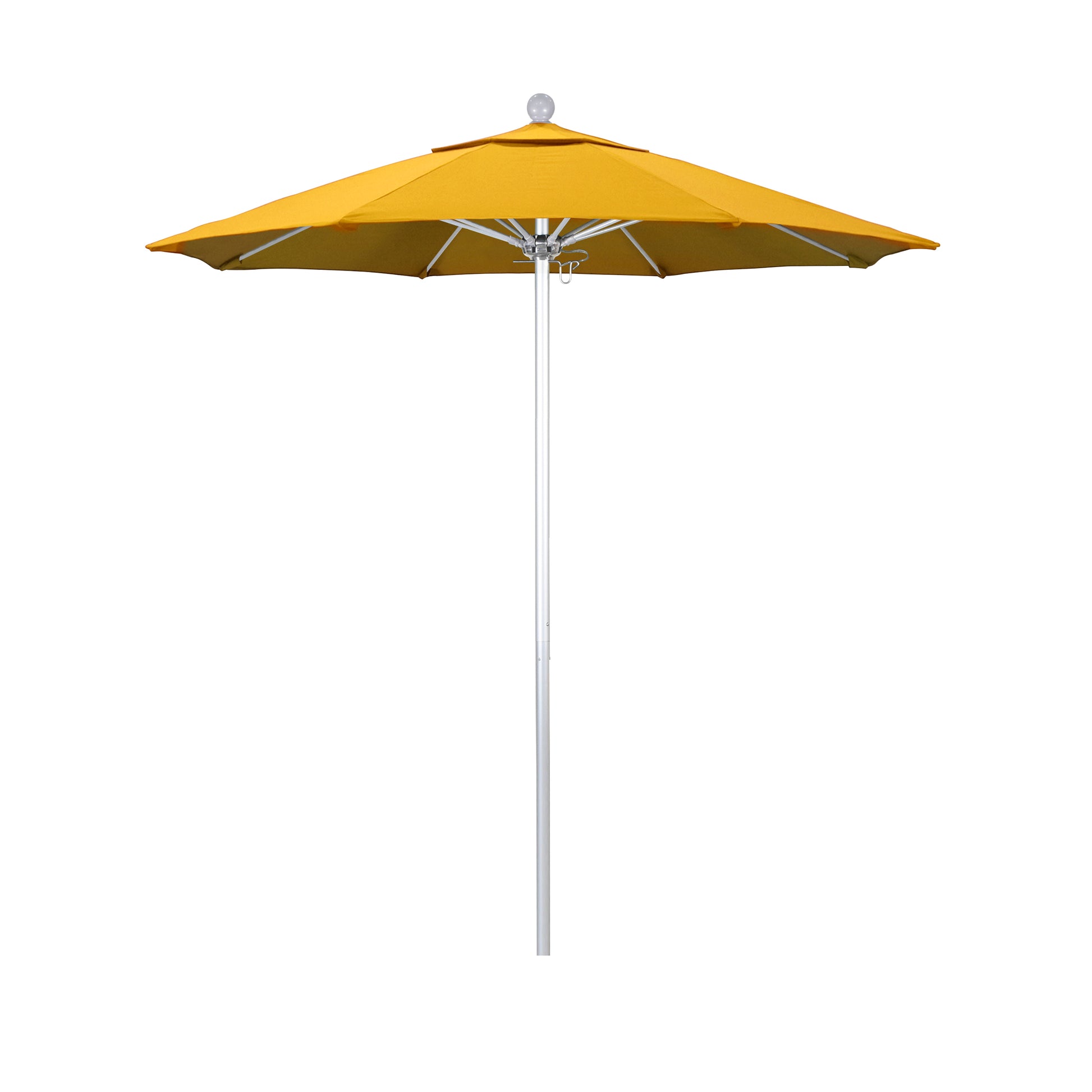 CasaFoyer 7.5' Commercial Grade Patio Umbrella | Sturdy Aluminum Frame | Fiberglass Ribs | Push Lift System | 3-Year Warranty | Weather Resistant