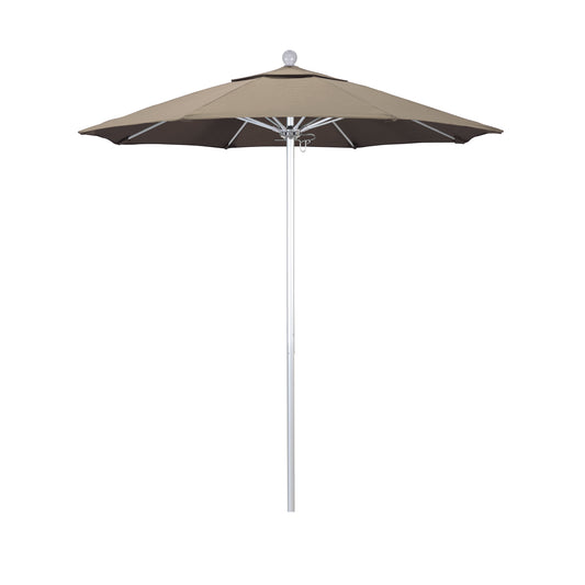 CasaFoyer 7.5' Commercial Grade Patio Umbrella | Aluminum Frame | Fiberglass Ribs | Push Lift System | 3-Year Warranty | Ideal for Residential & Commercial Use