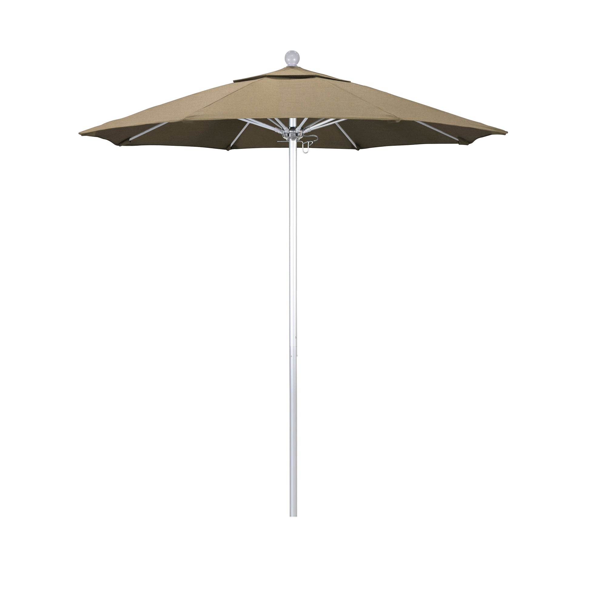 CasaFoyer 7.5' Commercial Grade Umbrella | Sturdy Aluminum Frame | Fiberglass Ribs | Push Lift System | 3-Year Warranty | Ideal for Residential & Commercial Use
