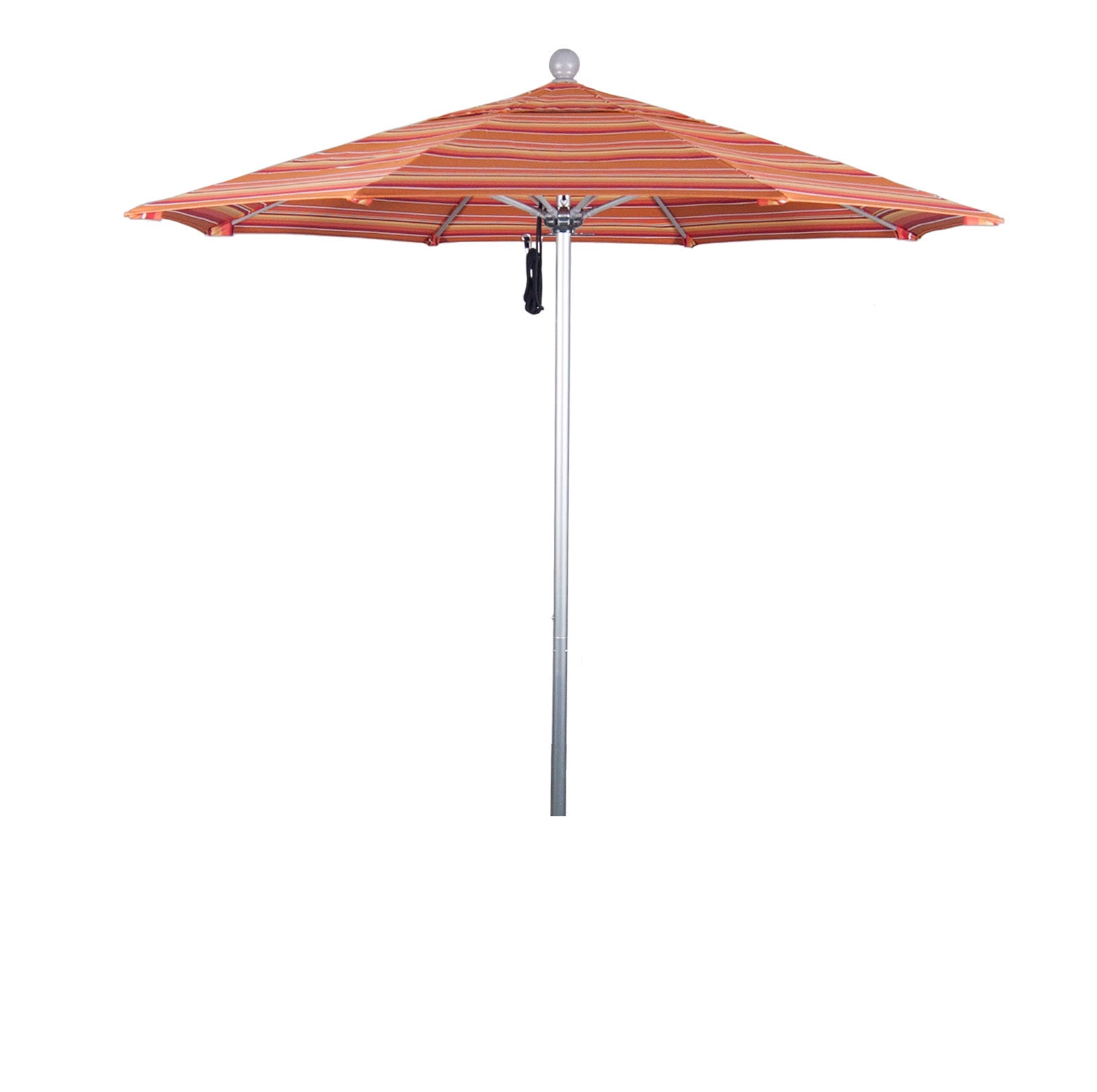 CasaFoyer 7.5' Commercial Grade Patio Umbrella | Durable Aluminum Frame | Fiberglass Ribs | Push Lift System | 3-Year Warranty | Dolce Mango Fabric