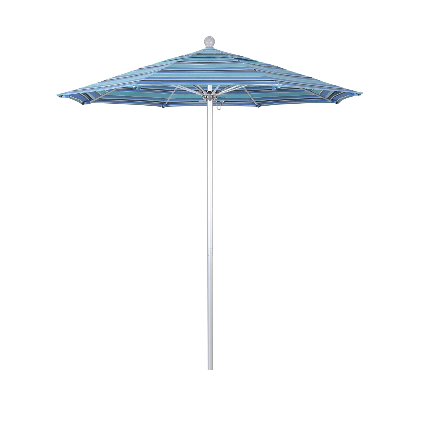 CasaFoyer 7.5' Commercial Grade Patio Umbrella | Sturdy Aluminum Frame | Fiberglass Ribs | Push Lift System | 3-Year Warranty | Ideal for Residential & Commercial Use