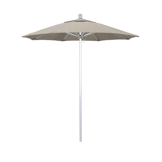 CasaFoyer 7.5' Commercial Grade Patio Umbrella | Sturdy Aluminum Frame | Fiberglass Ribs | Push Lift System | 3-Year Warranty