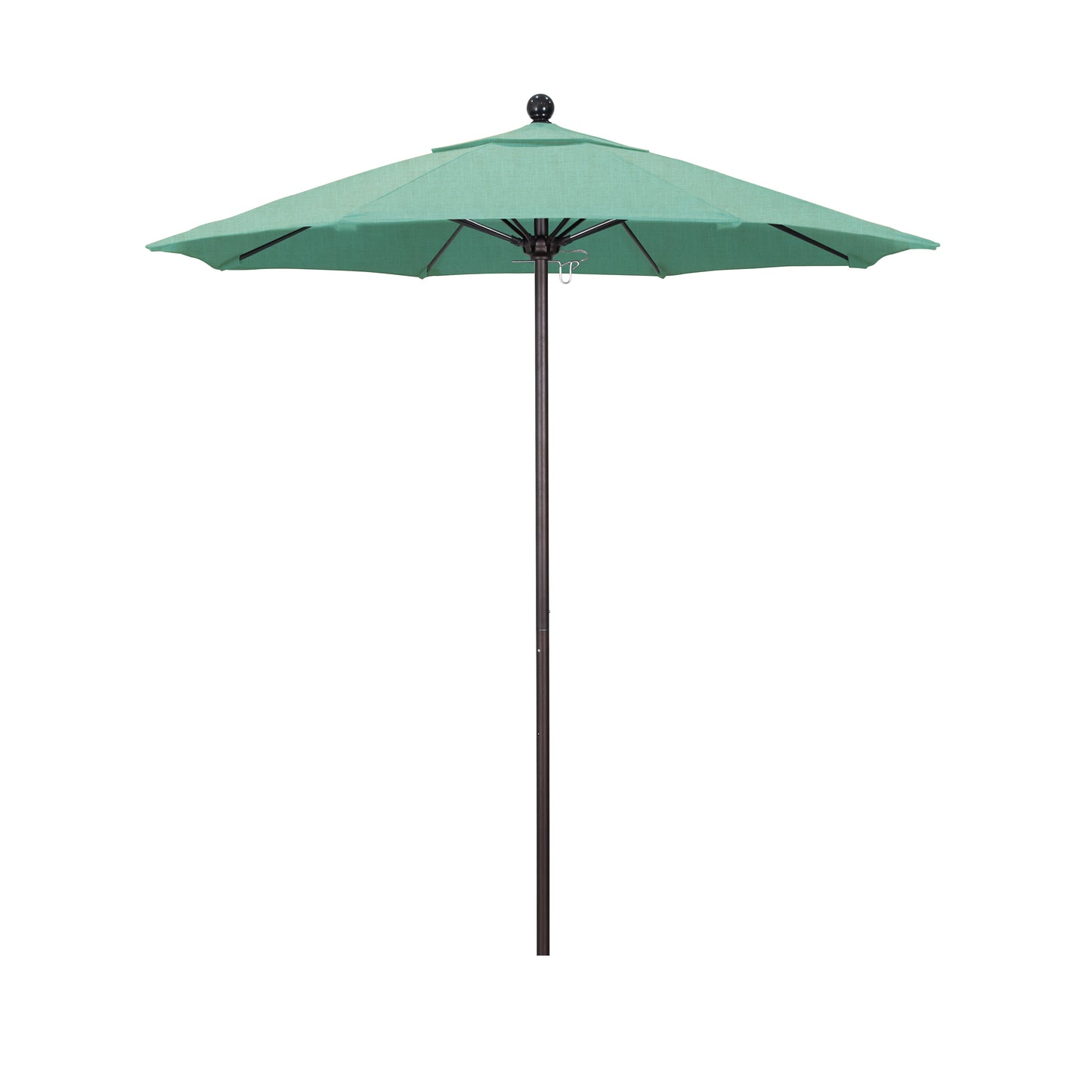 CasaFoyer 7.5' Commercial Grade Patio Umbrella | Sturdy Aluminum Frame | Fiberglass Ribs | Push Lift System | 3-Year Warranty | Durable & User-Friendly