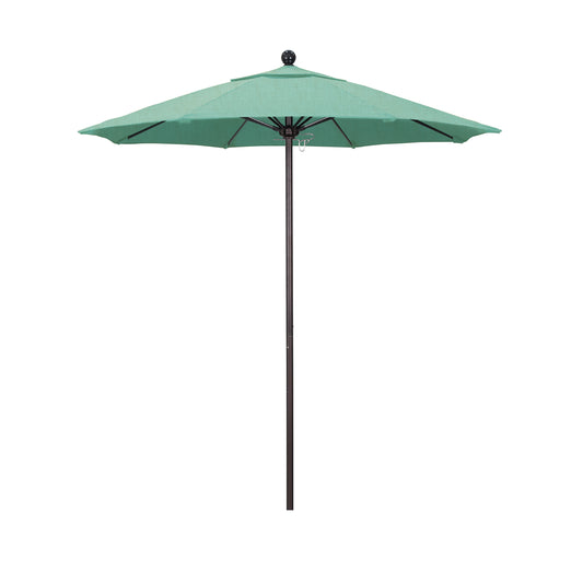 CasaFoyer 7.5' Commercial Grade Patio Umbrella | Sturdy Aluminum Frame | Fiberglass Ribs | Push Lift System | 3-Year Warranty | Durable & User-Friendly