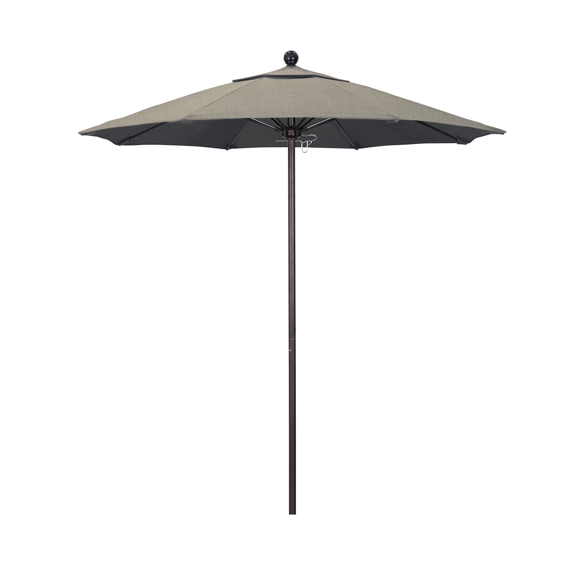 CasaFoyer 7.5' Commercial Grade Patio Umbrella | Sturdy Aluminum Frame | Fiberglass Ribs | Push Lift System | 3-Year Warranty | Durable & User-Friendly