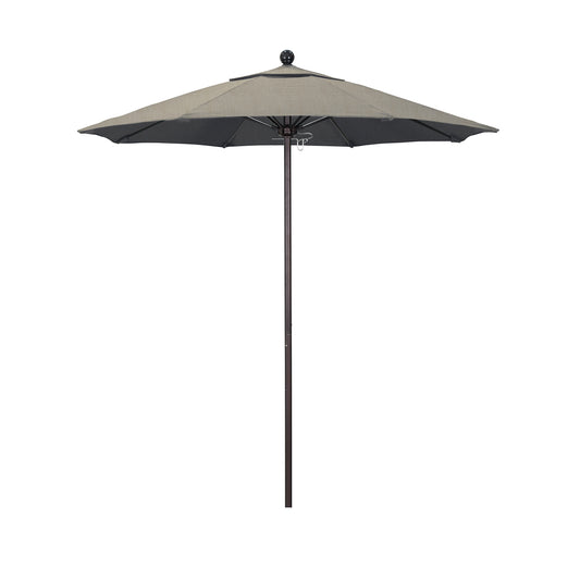 CasaFoyer 7.5' Commercial Grade Patio Umbrella | Sturdy Aluminum Frame | Fiberglass Ribs | Push Lift System | 3-Year Warranty | Durable & User-Friendly