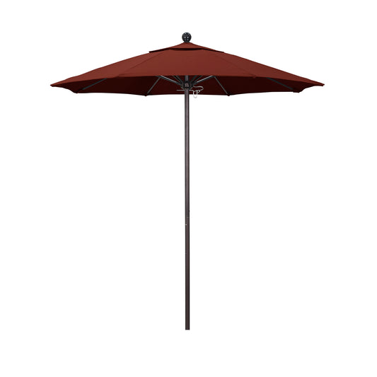 CasaFoyer 7.5' Commercial Grade Patio Umbrella | Sturdy Aluminum Frame | Fiberglass Ribs | Push Lift System | 3-Year Warranty | Weather Resistant