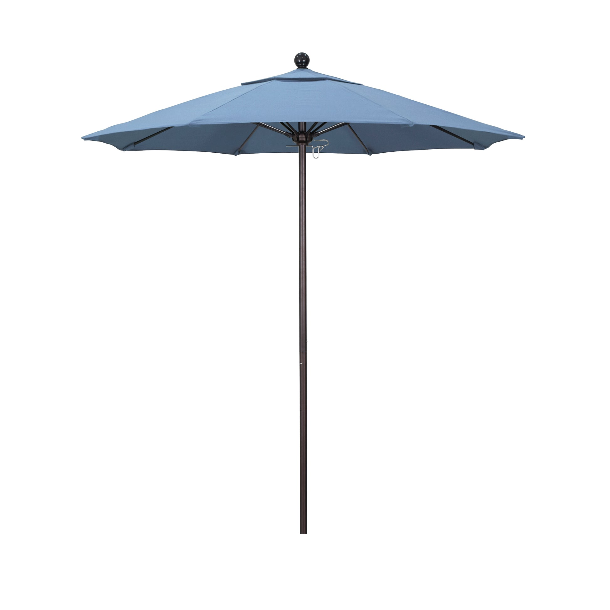CasaFoyer 7.5' Commercial Grade Patio Umbrella with Aluminum Frame, Fiberglass Ribs, and Push Lift System - Durable and Stable, 3-Year Warranty
