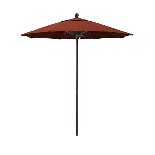 CasaFoyer 7.5' Commercial Grade Patio Umbrella | Sturdy Aluminum Frame | Fiberglass Ribs | Push Lift System | 3-Year Warranty | Ideal for Residential & Commercial Use