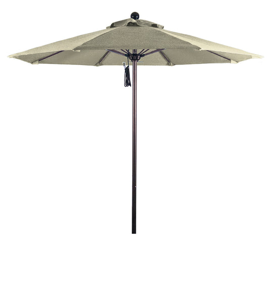 CasaFoyer 7.5' Commercial Grade Patio Umbrella | Sturdy Aluminum Frame | Fiberglass Ribs | Push Lift System | 3-Year Warranty