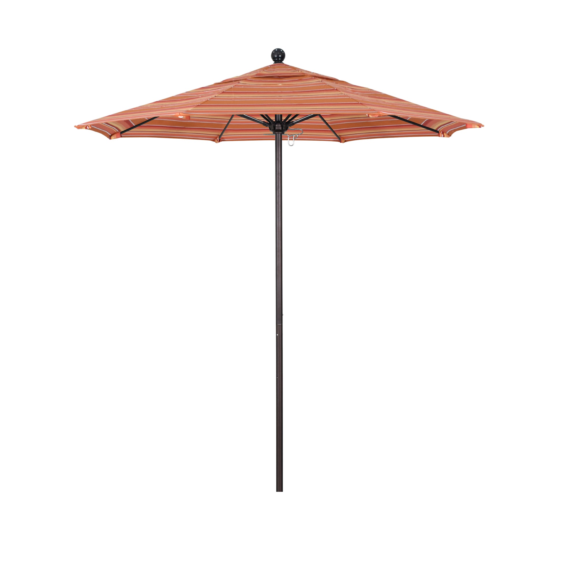 CasaFoyer 7.5' Commercial Grade Umbrella with Aluminum Frame and Fiberglass Ribs - Durable and User-Friendly with Push Lift System - 3-Year Warranty