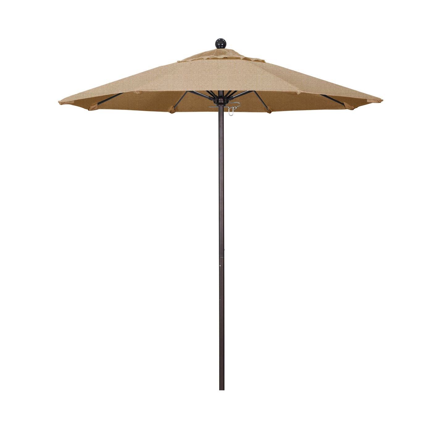 CasaFoyer 7.5' Commercial Grade Patio Umbrella with Aluminum Frame, Fiberglass Ribs, and Push Lift System - Durable and Stable, 3-Year Warranty