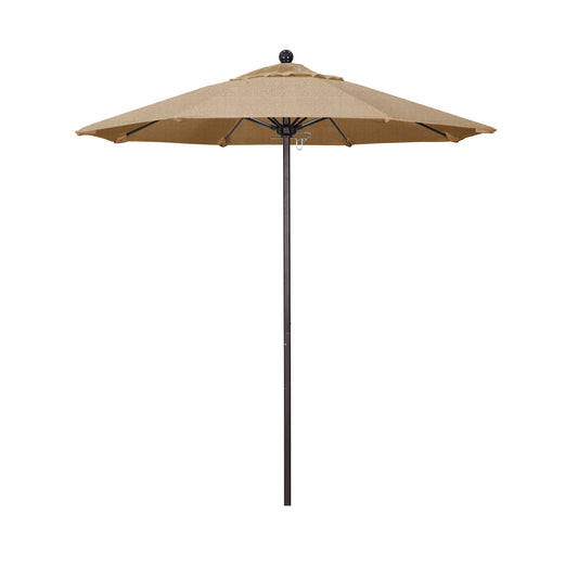 CasaFoyer 7.5' Commercial Grade Patio Umbrella with Aluminum Frame, Fiberglass Ribs, and Push Lift System - Durable and Stable, 3-Year Warranty