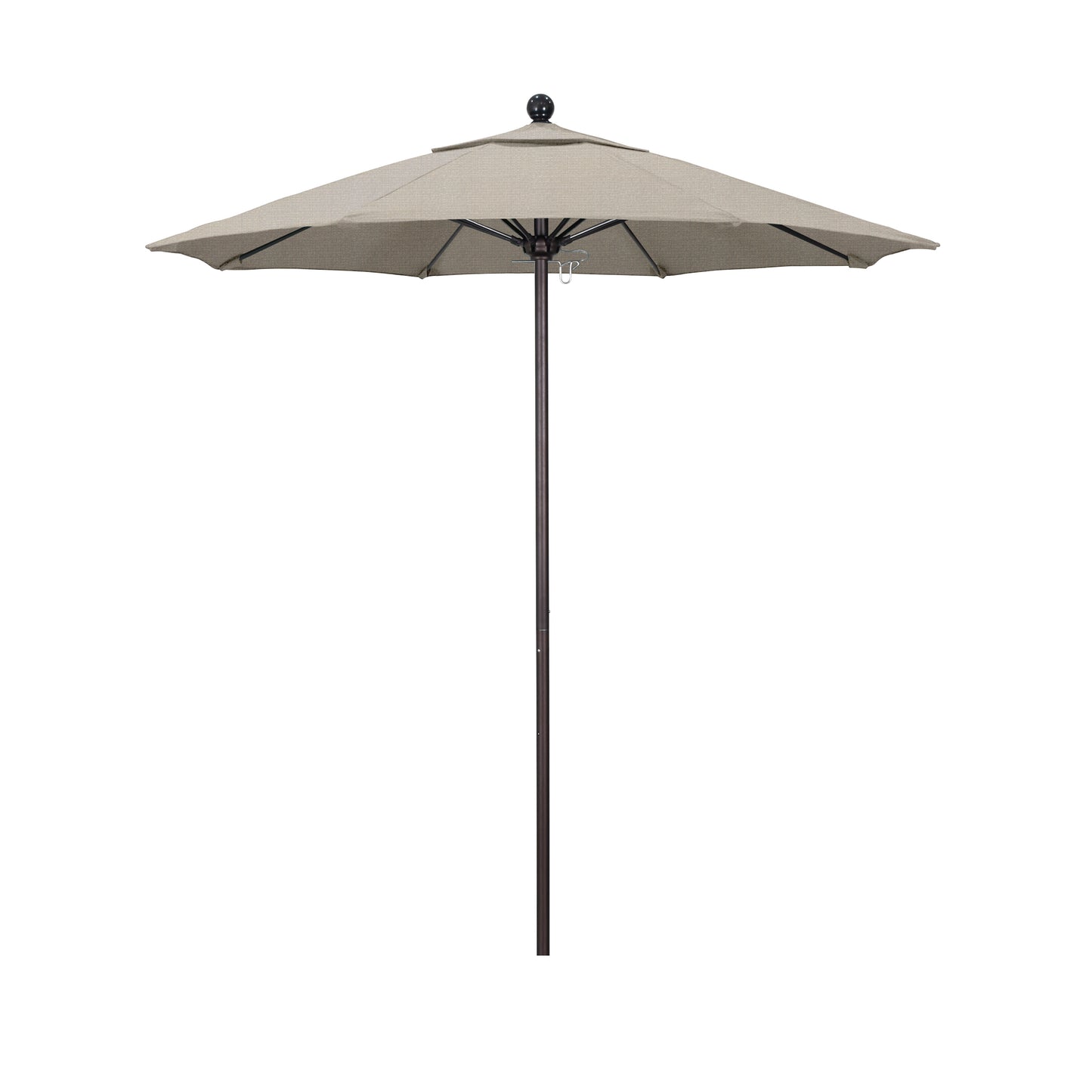 CasaFoyer 7.5' Commercial Grade Patio Umbrella | Durable Aluminum Frame | Fiberglass Ribs | Push Lift System | 3-Year Warranty