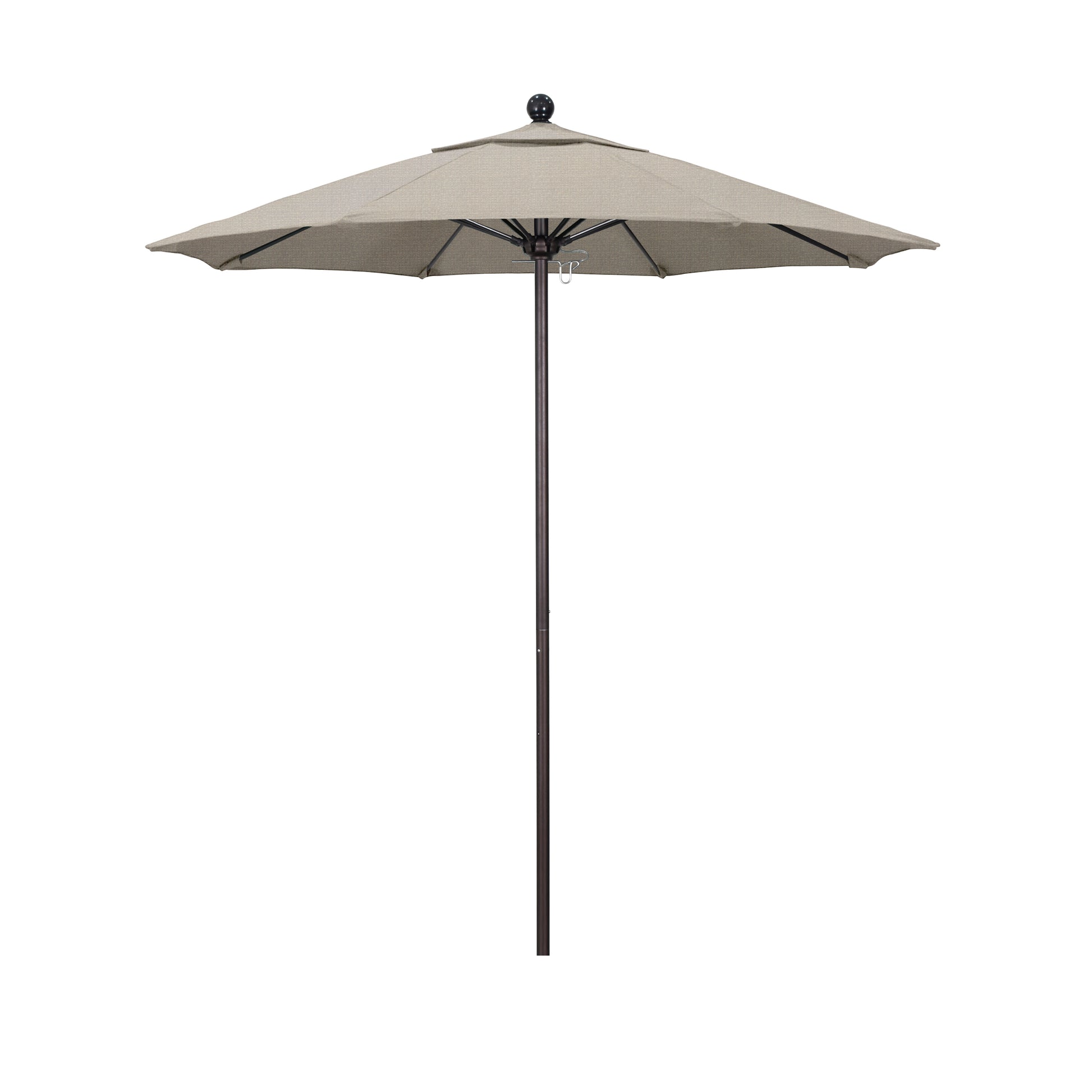 CasaFoyer 7.5' Commercial Grade Patio Umbrella | Durable Aluminum Frame | Fiberglass Ribs | Push Lift System | 3-Year Warranty