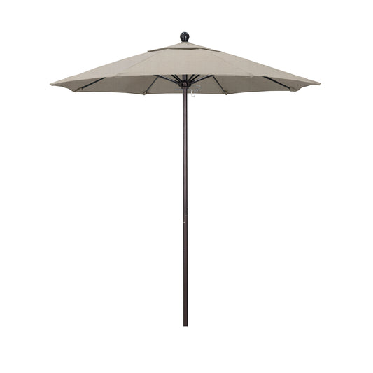 CasaFoyer 7.5' Commercial Grade Patio Umbrella | Durable Aluminum Frame | Fiberglass Ribs | Push Lift System | 3-Year Warranty