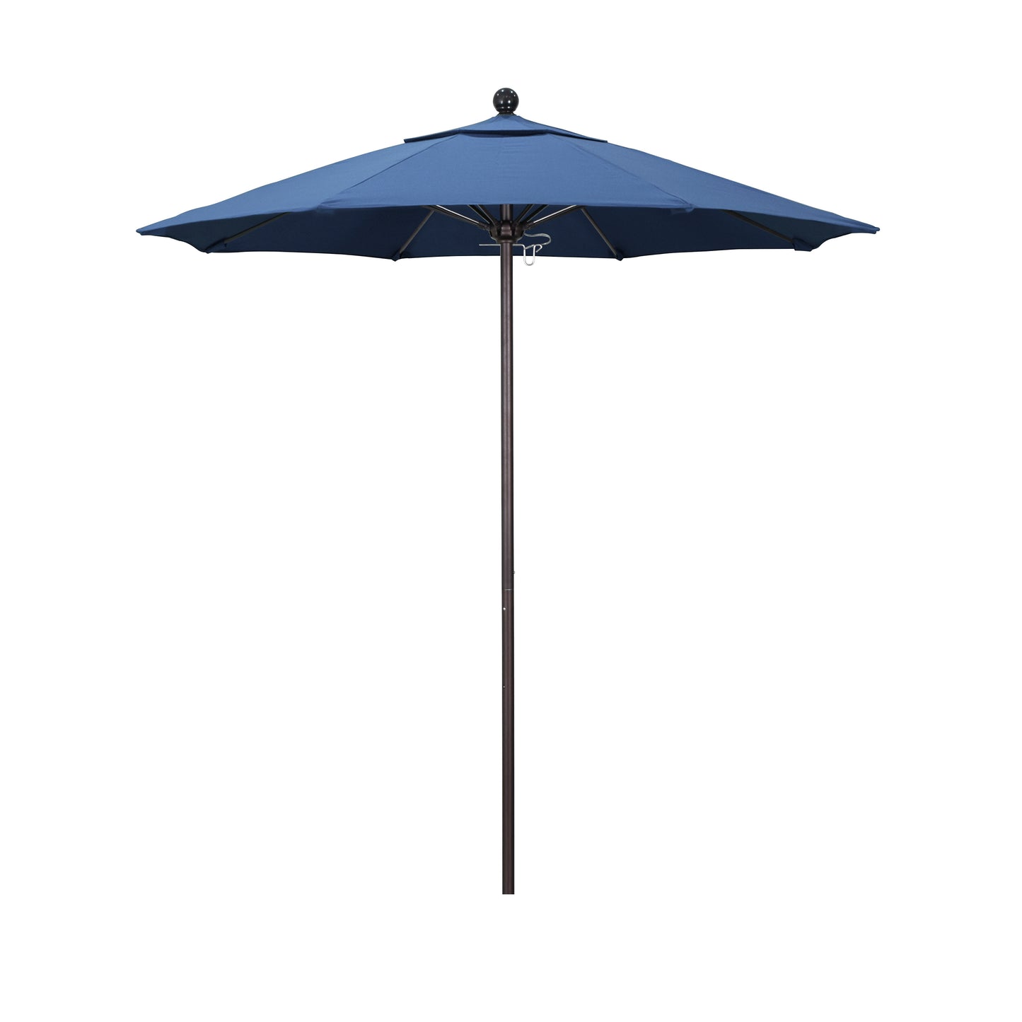 CasaFoyer 7.5' Commercial Grade Patio Umbrella | Sturdy Aluminum Frame | Fiberglass Ribs | Push Lift System | 3-Year Warranty | Pacifica Capri Fabric