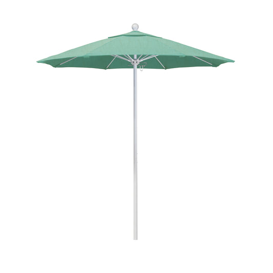CasaFoyer 7.5' Commercial Grade Patio Umbrella with Aluminum Frame, Fiberglass Ribs, and Push Lift System - Durable and Reliable, 3-Year Warranty