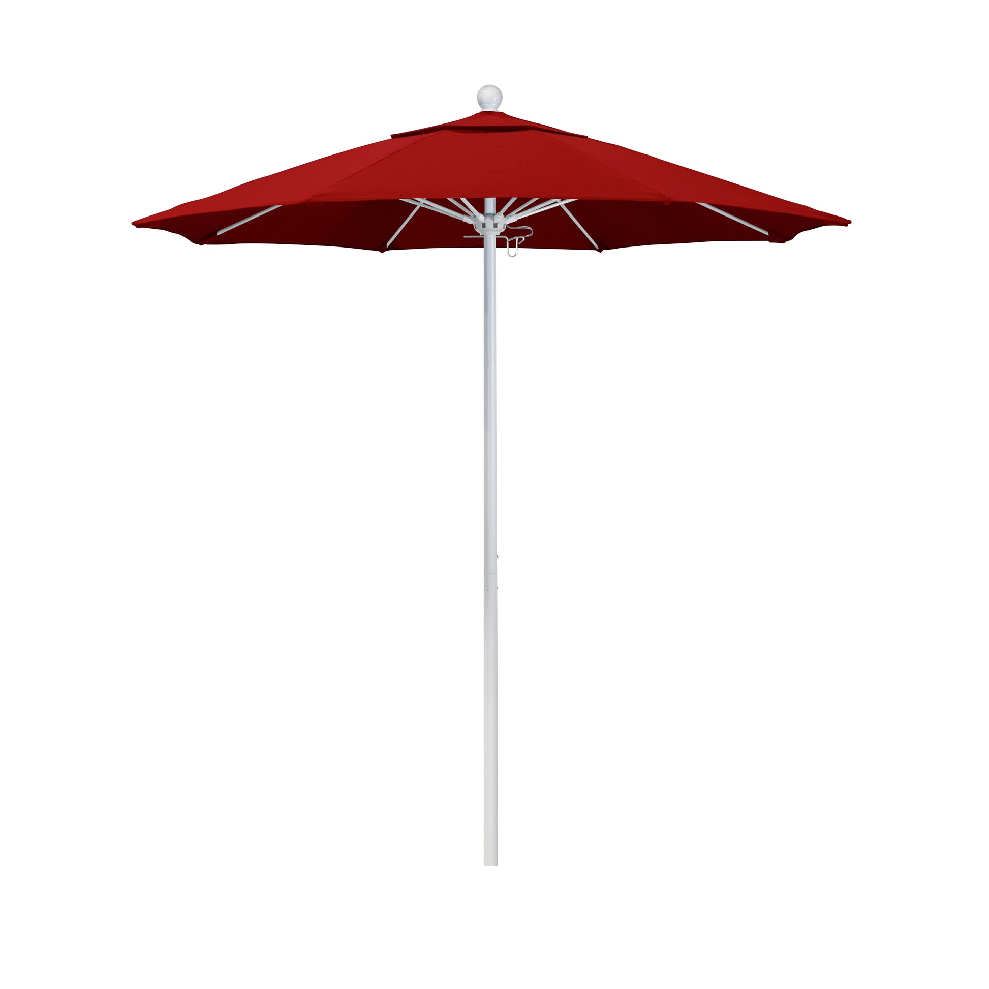 CasaFoyer 7.5' Commercial Grade Patio Umbrella | Sturdy Aluminum Frame | Fiberglass Ribs | Push Lift System | 3-Year Warranty | Ideal for Residential & Commercial Use