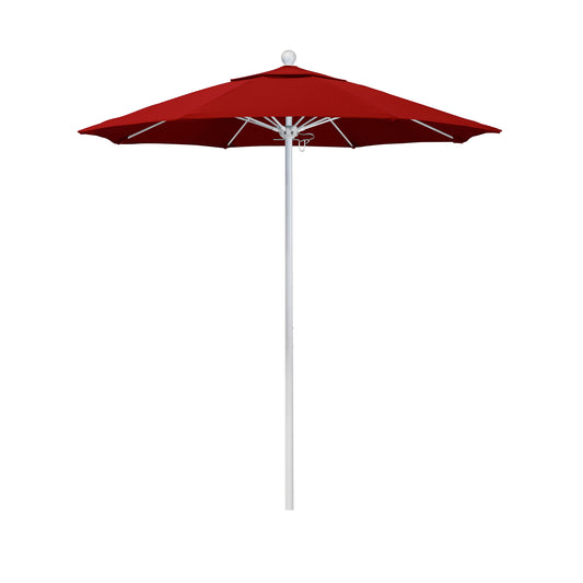 CasaFoyer 7.5' Commercial Grade Patio Umbrella | Sturdy Aluminum Frame | Fiberglass Ribs | Push Lift System | 3-Year Warranty | Ideal for Residential & Commercial Use