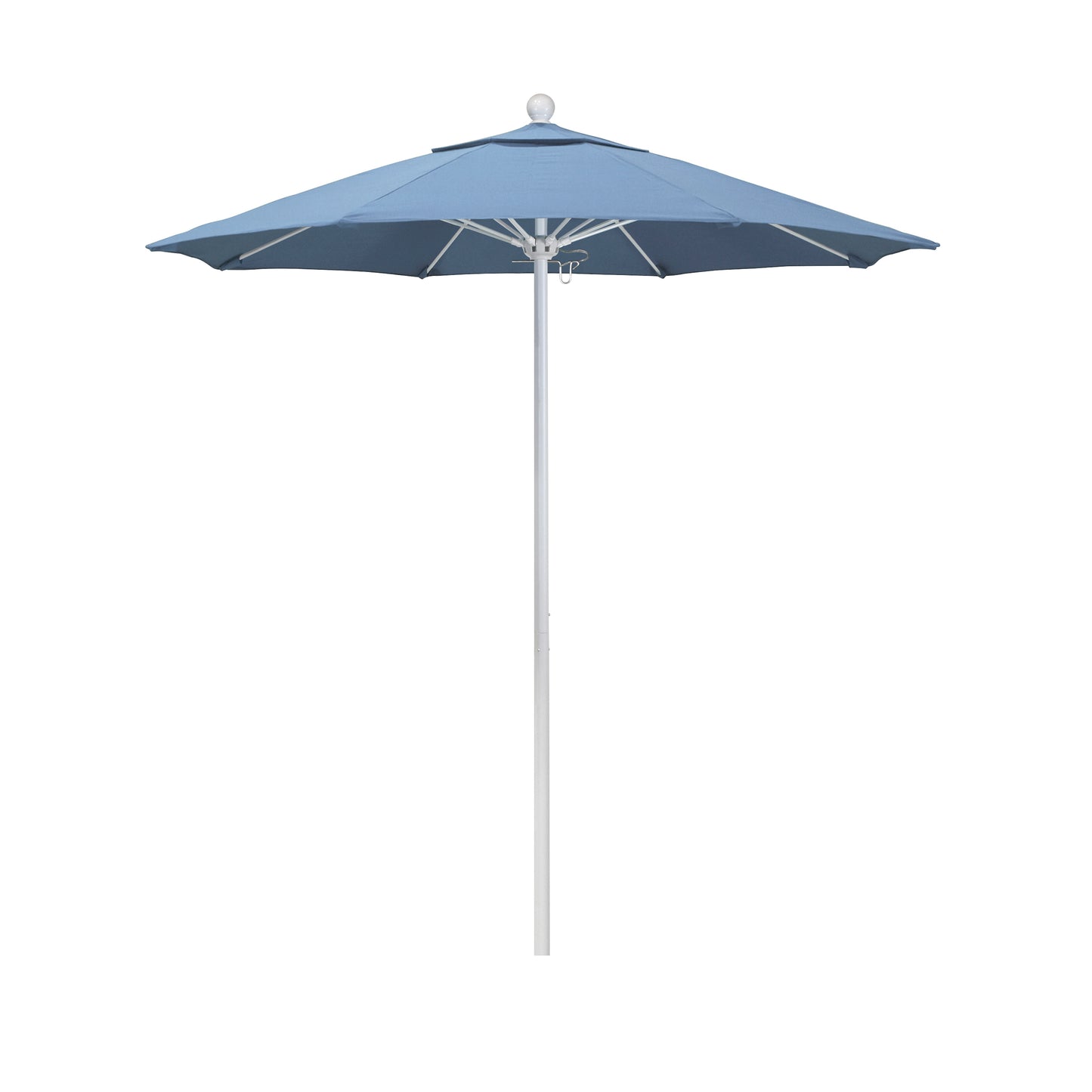 CasaFoyer 7.5' Commercial Grade Patio Umbrella with Aluminum Frame, Fiberglass Ribs, and Push Lift System - Durable and Reliable, 3-Year Warranty