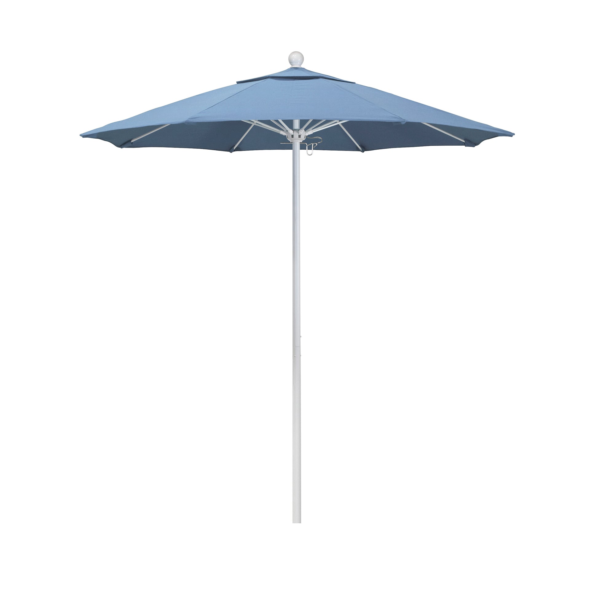 CasaFoyer 7.5' Commercial Grade Patio Umbrella with Aluminum Frame, Fiberglass Ribs, and Push Lift System - Durable and Reliable, 3-Year Warranty